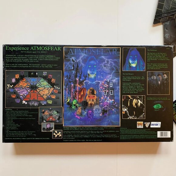 Atmosfear The Harbingers Video Board Game VHS Nightmare 1995 Missing 2 Cards - Picture 6 of 8